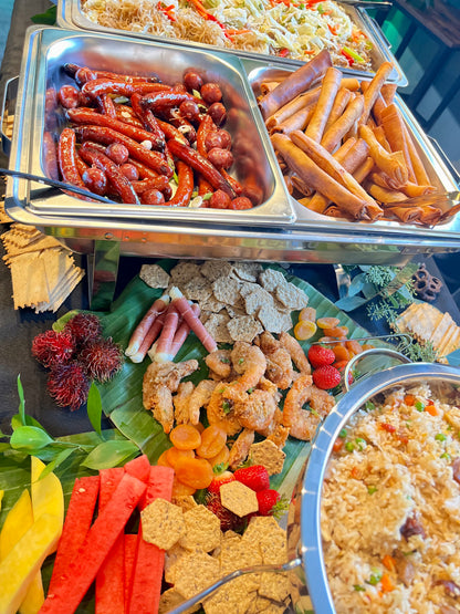 Filipino Kamayan- Boodle Fight  Style Dinner